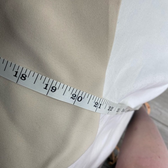 Alice + Oliva Cream Off White Black Oliver Draped Lapel Blazer Women's Size 6 - Picture 8 of 10